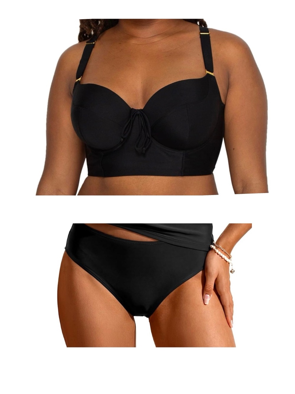 2piece Bikini set with smart and sexy top size34C and Talisea bottom size Large